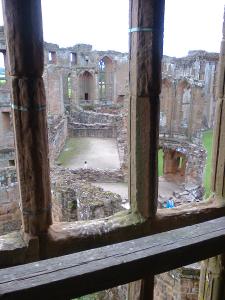 views can be seen now through the windows for the 1st time in 350 years - Leicester's Building Kenilworth Castle - photo credit SC Skillman