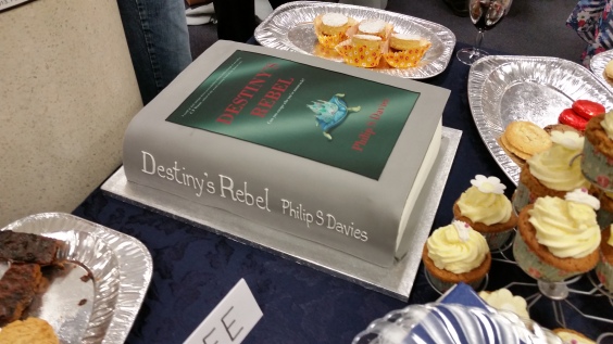 Celebration book launch cake - Destiny's Rebel