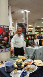 Philip Davies at his book launch