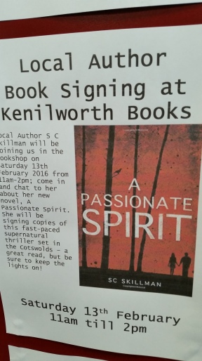 Promo poster for book signing 8 Feb 2016